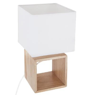 LAMPE CARRE POJO BLANC